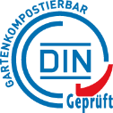 Kompos yang dapat dikomposkan dengan sertifikasi DIN